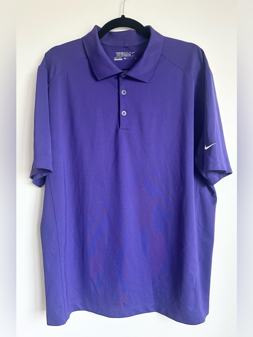 Like new! NIKE Men’s Purple Golf Polo Shirt Size XL